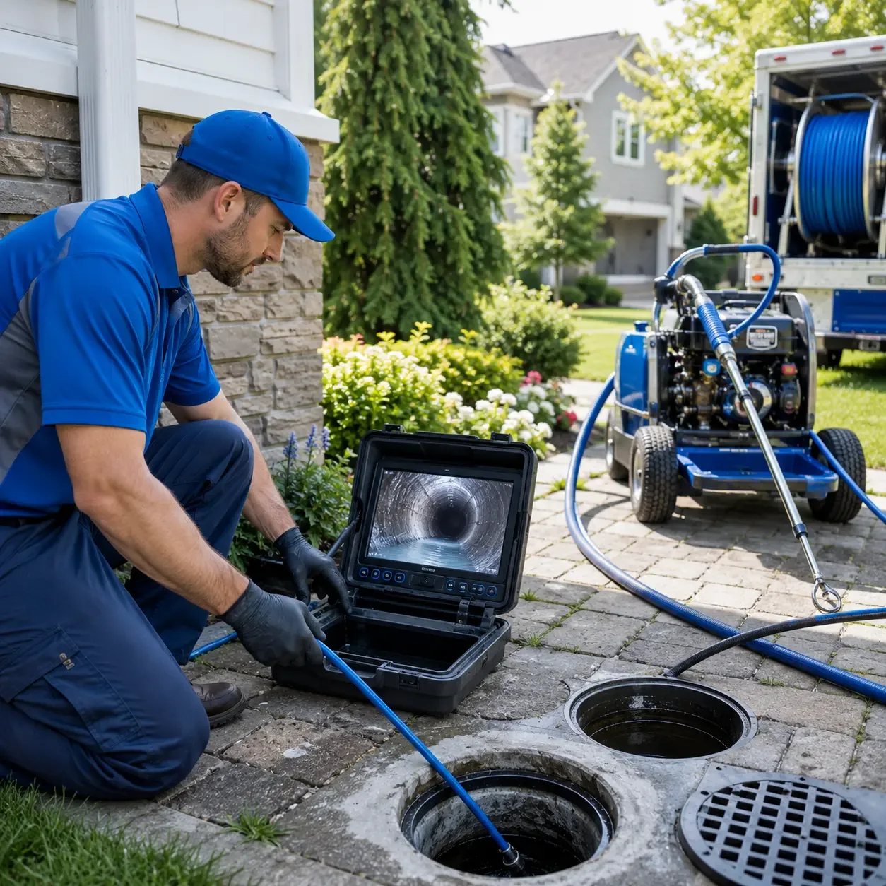Outdoor drain cleaning professionals serving Aneta, ND